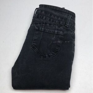 DISTRESS IBIZA BLACK BETTER BOOT HIGH WAIST JEANS (GIRLS)5/24x29 ⭐️